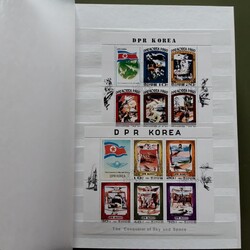 NORDKOREA - umfangr. Dubl.-Bestand in 3 grossen, meist dicken ...