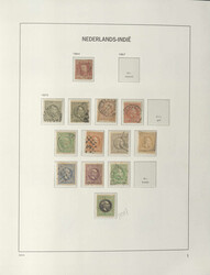 NIEDERL.INDIEN - Slg. beginnend mit der Nr. 1 bis zum Jahr 1948 incl. ...