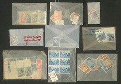 NIEDERL.WESTNEUGUINEA - ** Tütenpartie mit vielen kpl. Serien, ...