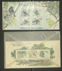SRI LANKA - ** Tütenlager mit vielen versch. Marken u. Blocks, teils ...