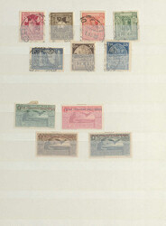 ÄGÄISCHE INSELN - Partie ab Nr. 1/2, Freimarken 1912 mit alleine 9 ...