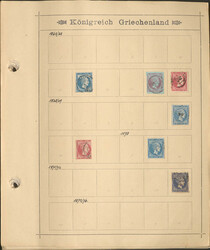 GRIECHENLAND - nicht gerade tolle aber inhaltlich umfangr. Slg. bis ...