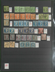 GRIECHENLAND - umfangr. Partie im grossen Steckbuch ab Klassik, mit ...