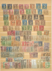 GRIECHENLAND - umfangr., teils doppelt geführte Slg., beginnend ab ...