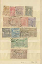 GRIECHENLAND - 1861/1920, meist # Slg. a. Blättern, beginnend ab 78 ...