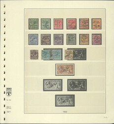 IRLAND - 1922/71, meist # Slg. im Lindner-T-Falzlos-Vordruckalbum mit ...
