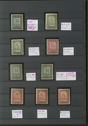 JUGOSLAWIEN - 1918/19, interess. Partie der alten Marken mit Besseren ...