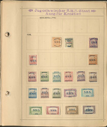 JUGOSLAWIEN - inhaltlich umfangr. geführte Slg. bis in die ...