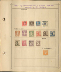 JUGOSLAWIEN - inhaltlich umfangr. geführte Slg. bis in die ...