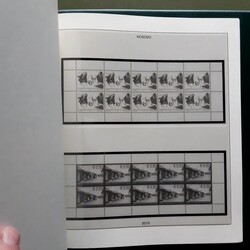 KOSOVO - 2000/10, kpl. ** Slg. in 2 Lindner-T-Falzlos-Vordruckalben ...