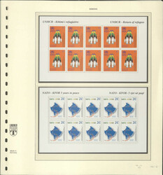 KOSOVO/KLEINBOGEN - 2004/09, kpl. ** Slg. der Kleinbogen im ...