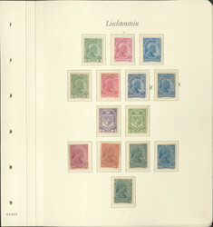 LIECHTENSTEIN - 1912/2011, tolle geschlossene Slg. in 3 ...
