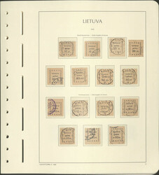 LITAUEN - 1919/2000, umfangr. # Slg. im Leuchtt ...