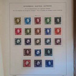 ÖSTERREICH - sehr umfangr. Slg. der Vorkriegszeit, bis auf ...