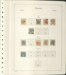 ÖSTERREICH - 1850/1990, anfänglich #, später ungebrauchte bzw. ** ...