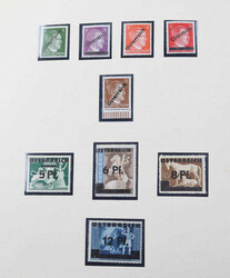 ÖSTERREICH - 1945/70, ** Slg., sehr sauber im Lindner-Ringbinder ...