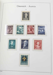 ÖSTERREICH - 1945/89, ** Slg. im dicken Leuchtt.-Falzlosalbum, ...
