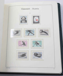 ÖSTERREICH - 1945/89, ** Slg. im dicken Leuchtt.-Falzlosalbum, ...