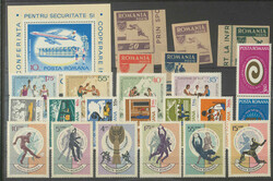 RUMÄNIEN - ** Partie auf Steckkarten (wenig *), mit Marken, Blocks u ...