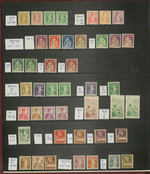 SCHWEIZ - Slg. im Lindner-Ringbinder ab älteren Marken, hier u.a. 6 ...
