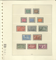 SCHWEIZ - 1938/67, kpl. # Slg. im Lindner-T-Falzlos-Vordruckalbum, ...