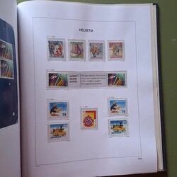 SCHWEIZ - Slg. bis 1999 im Davos-Vordruckalbum anfangs beginnend mit ...