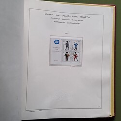 SCHWEIZ - 1854/1977, # Slg. im Schaubek-Klemmbinder ab Sitz./Steh. ...