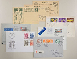 SCHWEIZ - Posten von Belegen, dabei auch einige Blocks