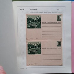 SCHWEIZ - umfangr. Slg. v. GA ab der Frühzeit in 2 dicken Alben