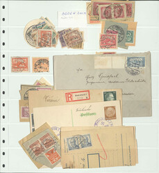 TSCHECHOSLOWAKEI - STEMPEL-SAMMLUNG, umfangr. 3bändige Stempel-Slg. ...