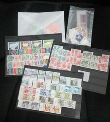 SCHWEIZ -Posten frankaturgültiger ** Marken mit einem Frankaturwert ...