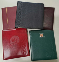 MÜNZEN - Konglomerat an Münzen in Alben u. Schachteln, aber auch ...