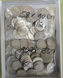 MÜNZEN - Silberanlage-Partie Deutschland mit 5 DM (102) u. 10 DM ...