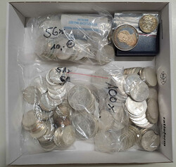 SILBER-ANLAGEBESTAND - interessantes Konvolut an Silbermünzen, hier ...