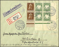 15: Germania - Stati de Baviera - Plate number set