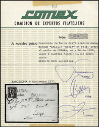 6 Cs. schwarz 1850, farbfrisch, allseits vollrandig mit weissen ...