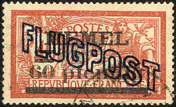 Flugpostaufdrucke 1920 tadellos # bzw. auf Luxusbriefstücken, ...