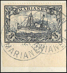 210: German Colonies Marianen - Plate number set