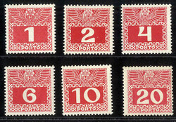 Ziffern 1909 auf dünnem Papier tadellos **. Mi. 600,- €  ...