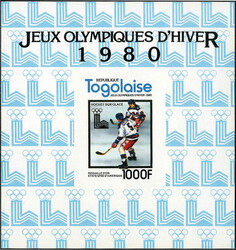 Olympische Winterspiele Lake Placid 1980, alle 10 verschiedene Marken ...