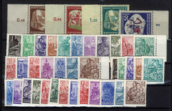 tadellose ** Sammlung aus angegebenen Mi.Nrn., dazu noch Block 7 u. ...