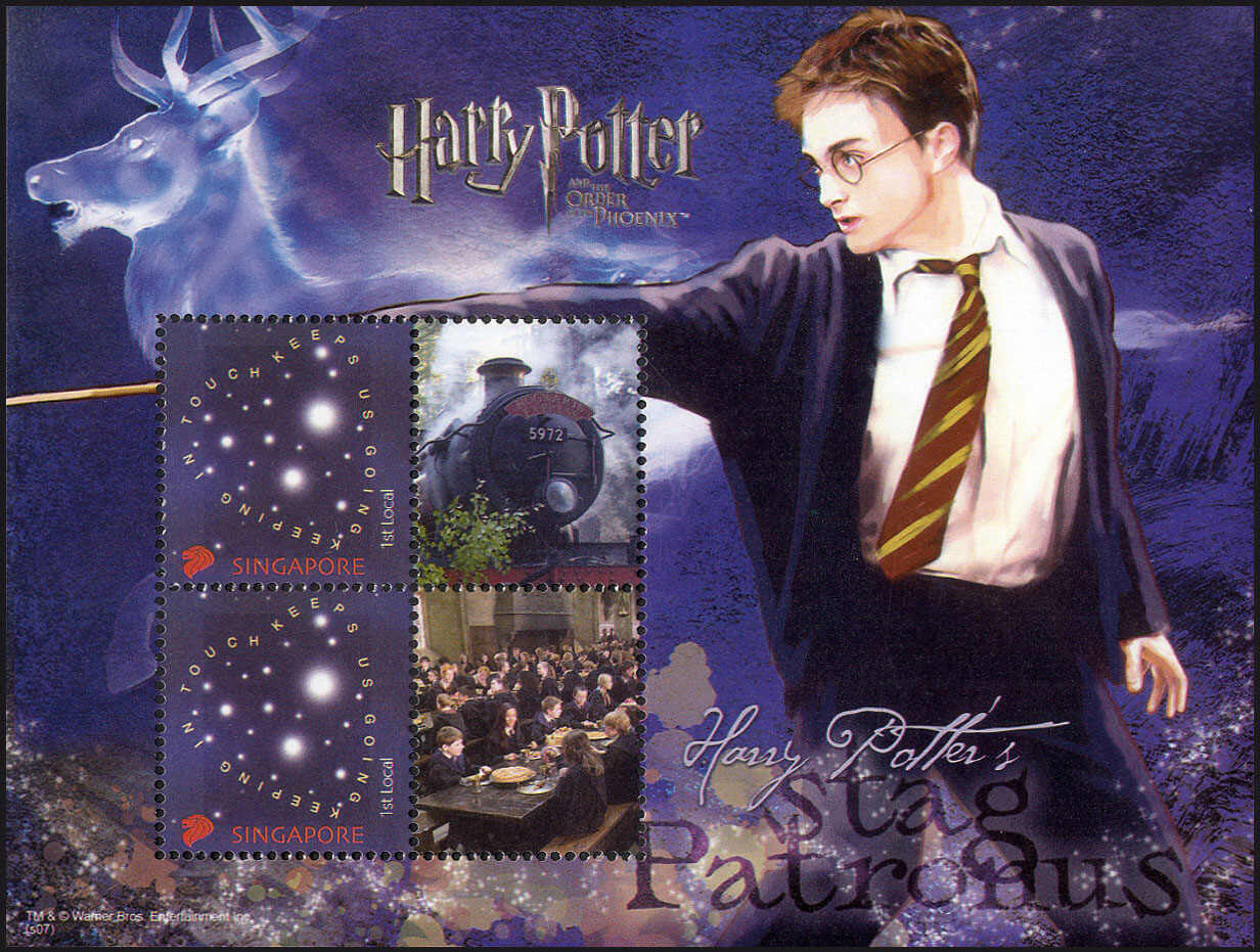 Harry Potter 2007, alle 10 Kleinbogen in Sonderedition in 5 ...