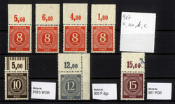 32 verschiedene gute Oberränder tadellos **, alles Wichtige geprüft ...