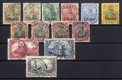 Freimarken 1901, dabei 3 Pfg. in beiden Farben, Höchstwert geprüft ...