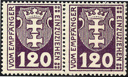 340: Danzig - Postage due stamps