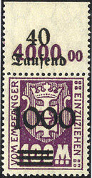 340: Danzig - Postage due stamps