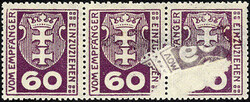 340: Danzig - Postage due stamps