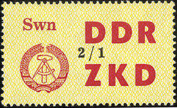 Laufkontrellzettel 1964 mit erneutem Aufdruck, alle 84 Werte tadellos ...