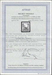 20 auf 24 Pfg. 5-Jahrplan 1954 in der seltensten Type Urmarke im ...