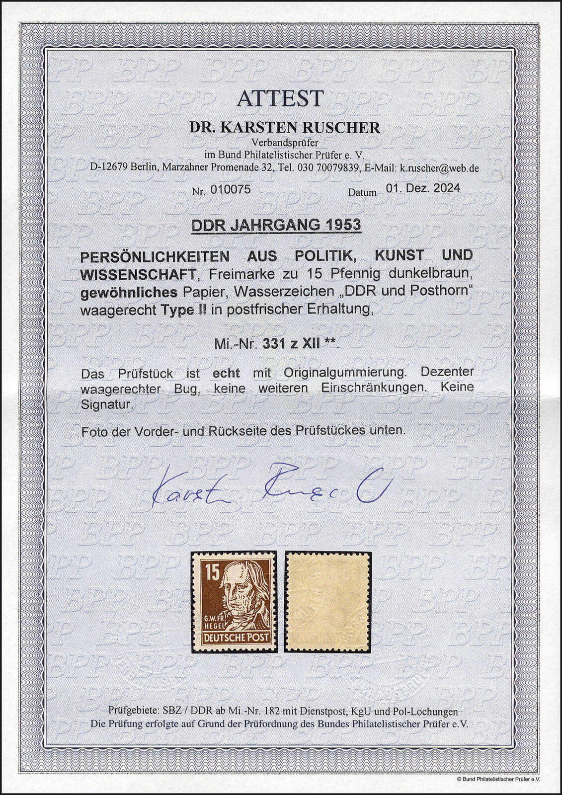 Image 1 for lot number 4696 for Götz 412nd. Auction